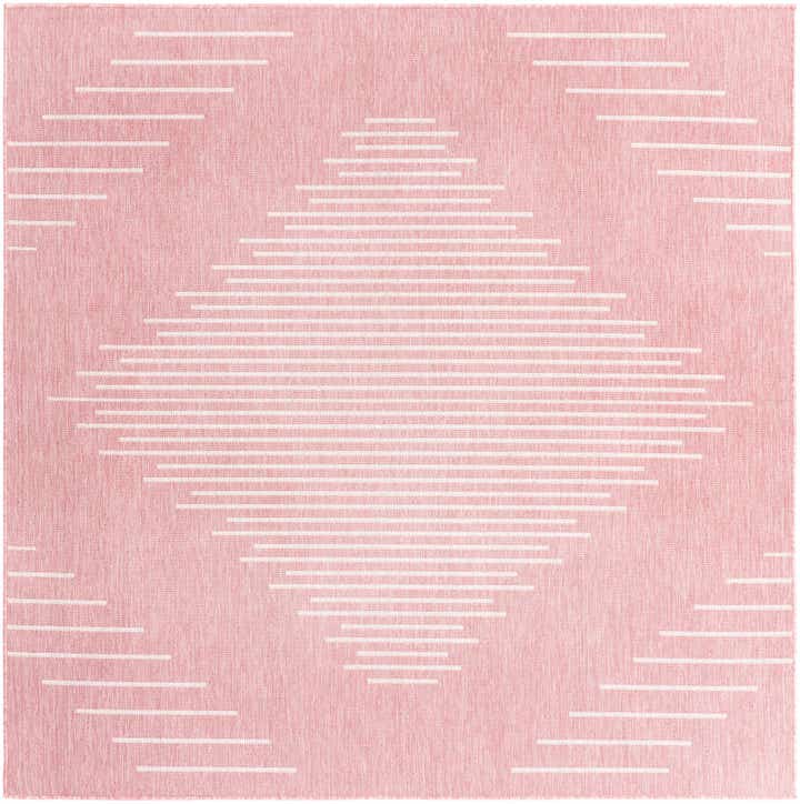 13' x 13' Easy-Clean Modern Indoor / Outdoor Square Rug