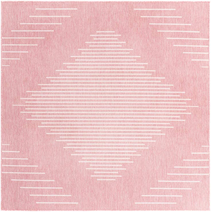 Detail image of 13' x 13' Easy-Clean Modern Indoor / Outdoor Square Rug