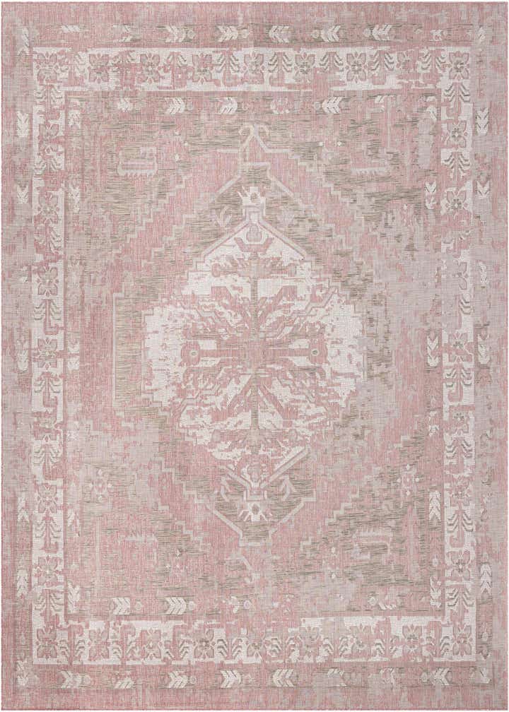 13' x 13' Easy-Clean Traditional Indoor / Outdoor Square Rug