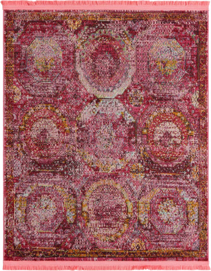 Detail image of 4' 1 x 4' 1 Santiago Square Rug