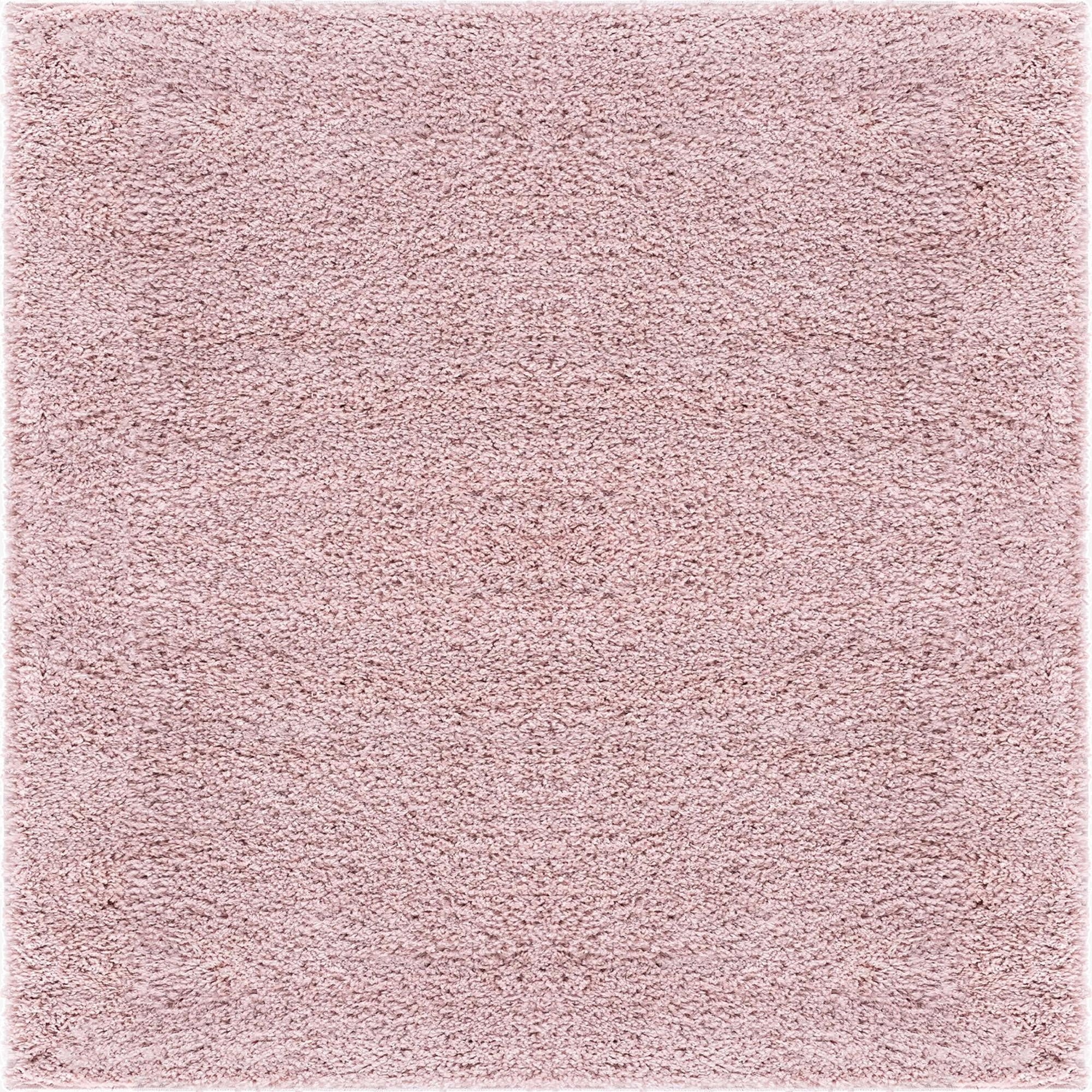 Primary image 5' x 5' Soft Solid Shag Square Rug