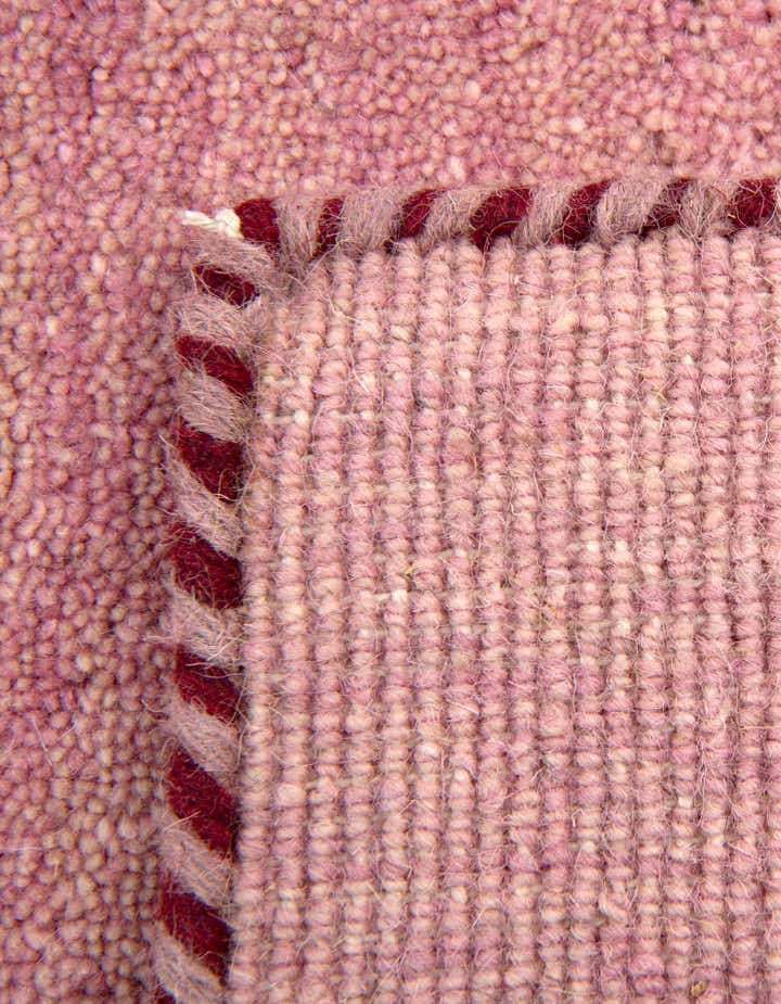 9' 10 x 9' 10 Hand Knotted Solid Gabbeh Wool Square Rug