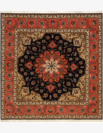 6' 8 x 6' 8 Tabriz Square Rug