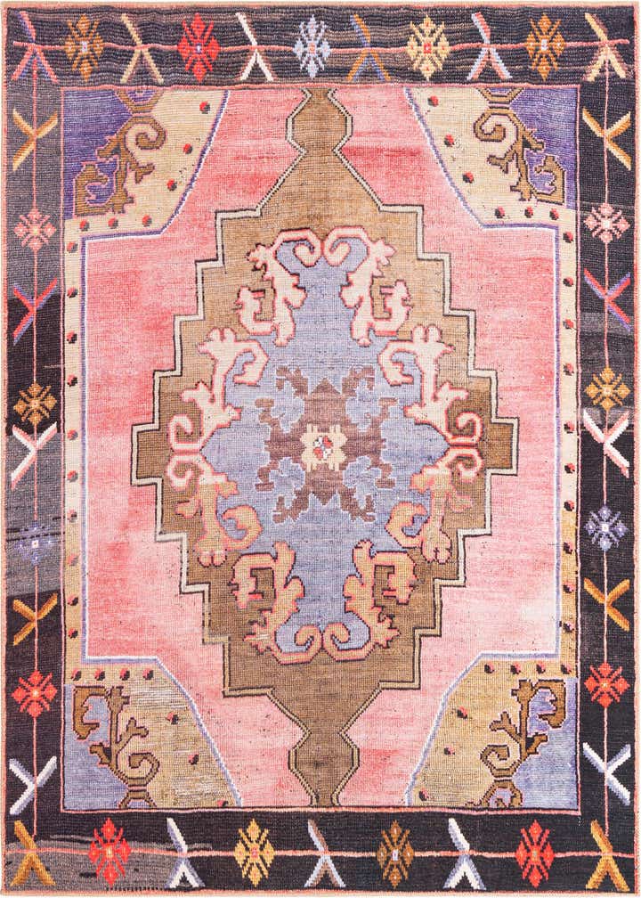 7' 6 x 7' 6 Washable Timeless Square Rug