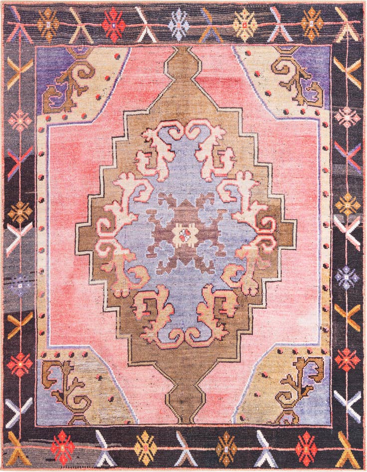 Detail image of 7' 6 x 7' 6 Washable Timeless Square Rug