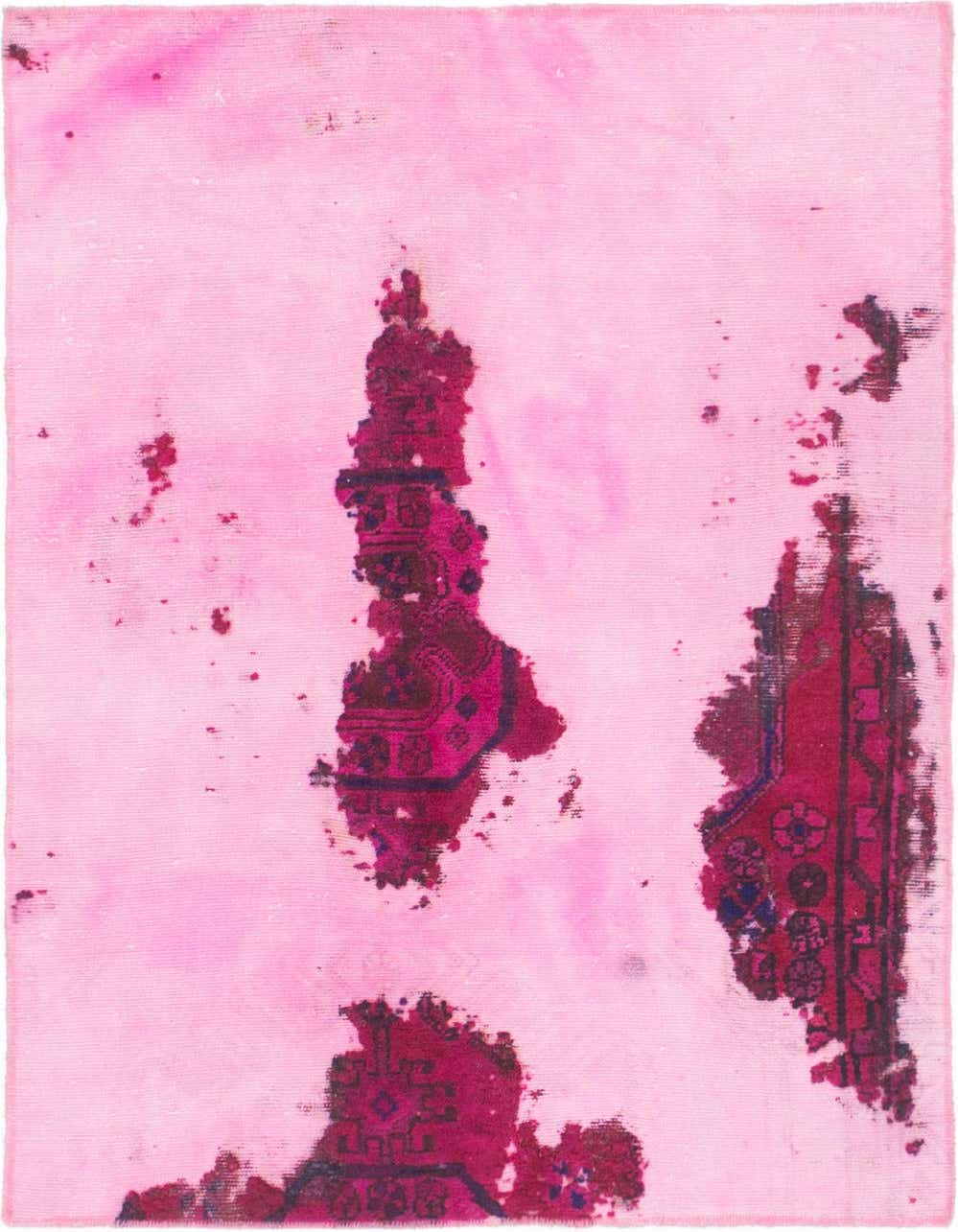 Primary image  3' 2 x 3' 10  Hand Knotted Ultra Vintage Persian Wool Square Rug