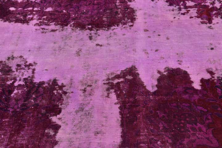 5' 10 x 6' Hand Knotted Ultra Vintage Persian Wool Square Rug