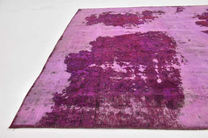 5' 10 x 6' Hand Knotted Ultra Vintage Persian Wool Square Rug