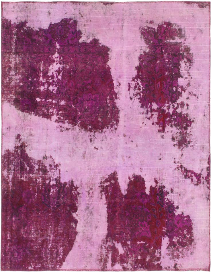 Detail image of 5' 10 x 6' Hand Knotted Ultra Vintage Persian Wool Square Rug