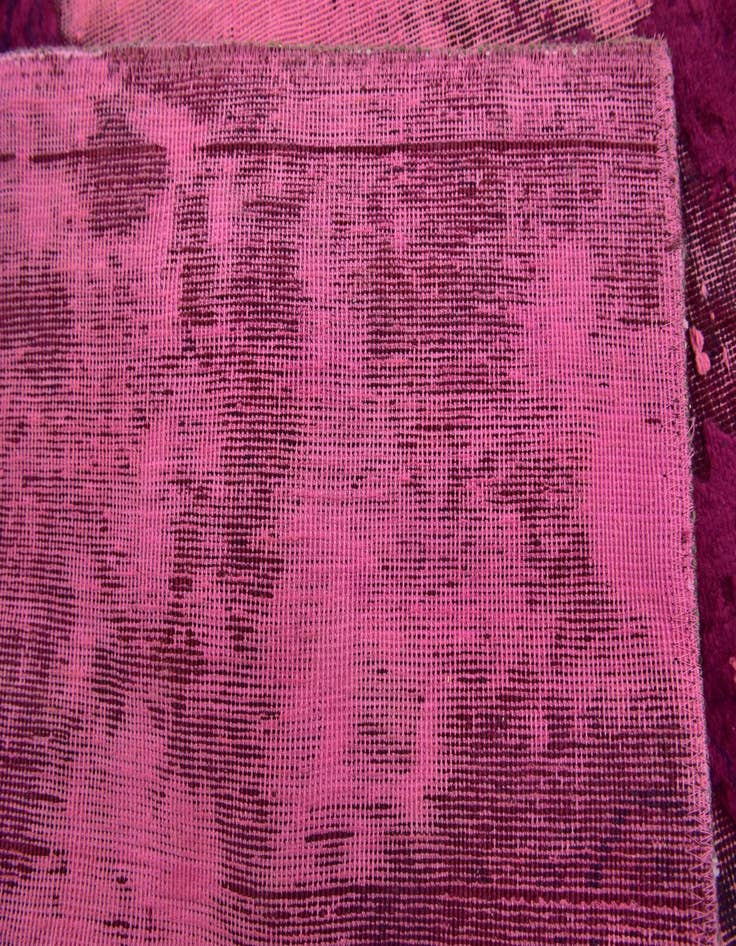 Detail image of 4' x 5'  Hand Knotted Ultra Vintage Persian Wool Square Rug