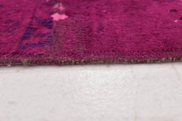 Detailansicht von 120cm x 150cm Handgeknüpft Ultra Vintage Persisch Wolle Quadrat Teppich