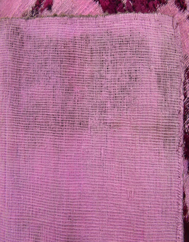 Detail image of 4' 3 x 4' 7  Hand Knotted Ultra Vintage Persian Wool Square Rug