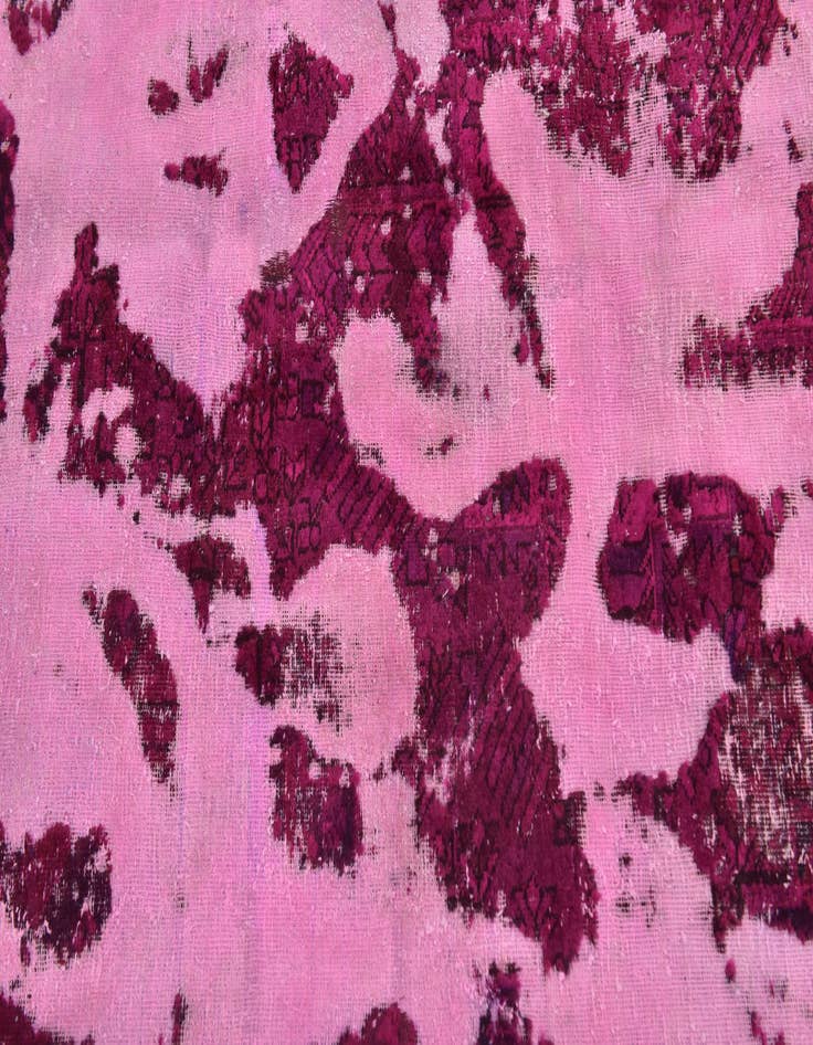 Detail image of 4' 3 x 4' 7  Hand Knotted Ultra Vintage Persian Wool Square Rug