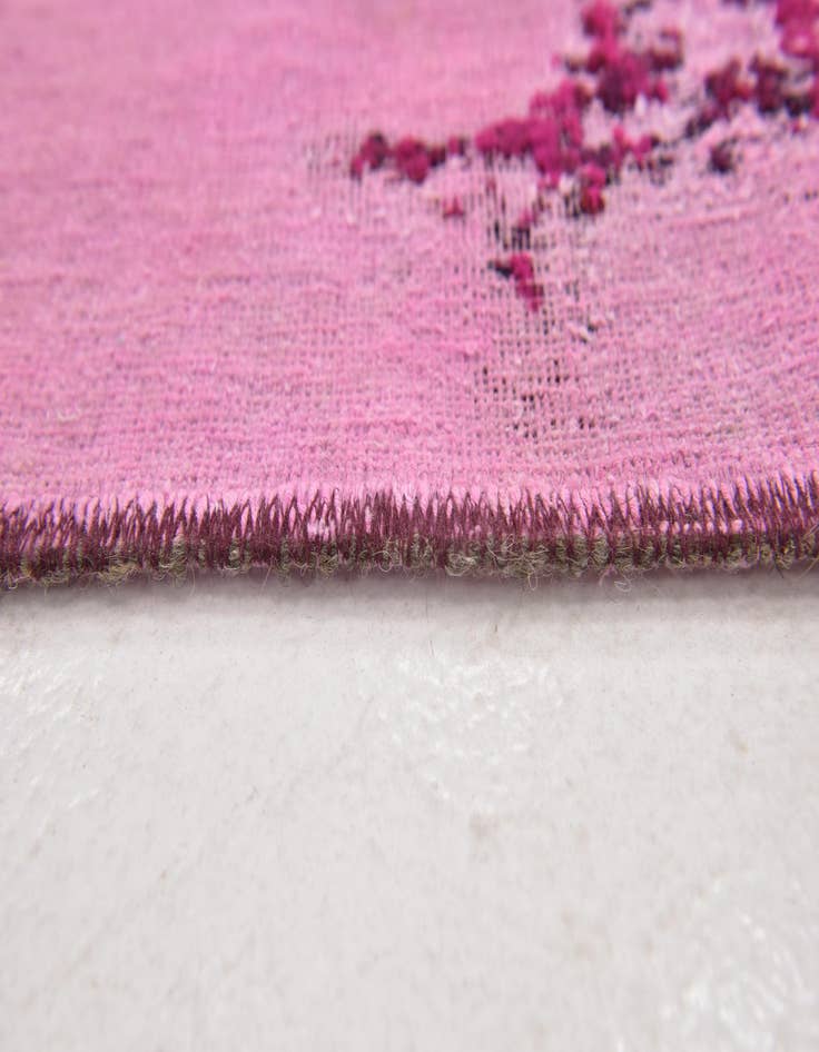 Detail image of 4' 3 x 4' 7  Hand Knotted Ultra Vintage Persian Wool Square Rug