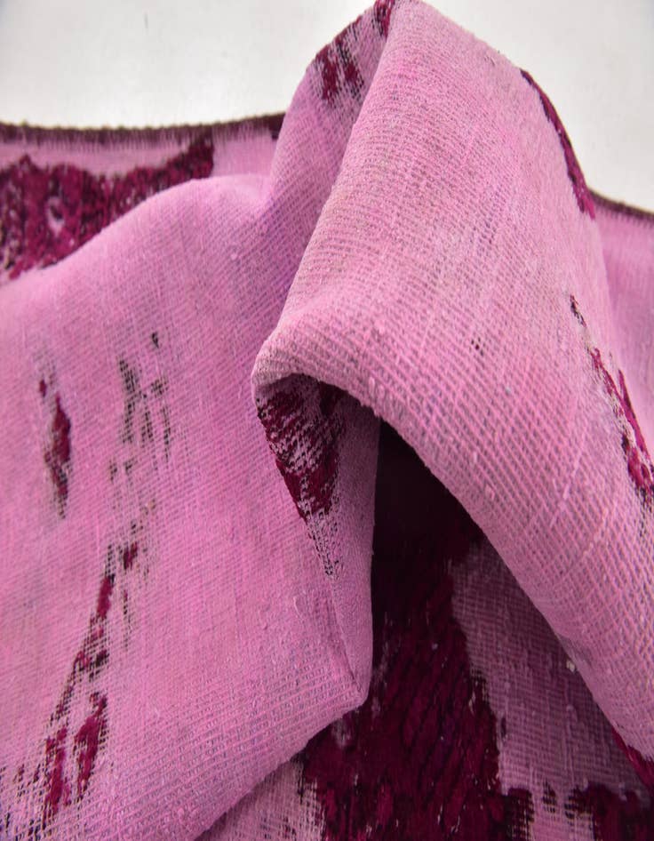 Detail image of 4' 3 x 4' 7  Hand Knotted Ultra Vintage Persian Wool Square Rug