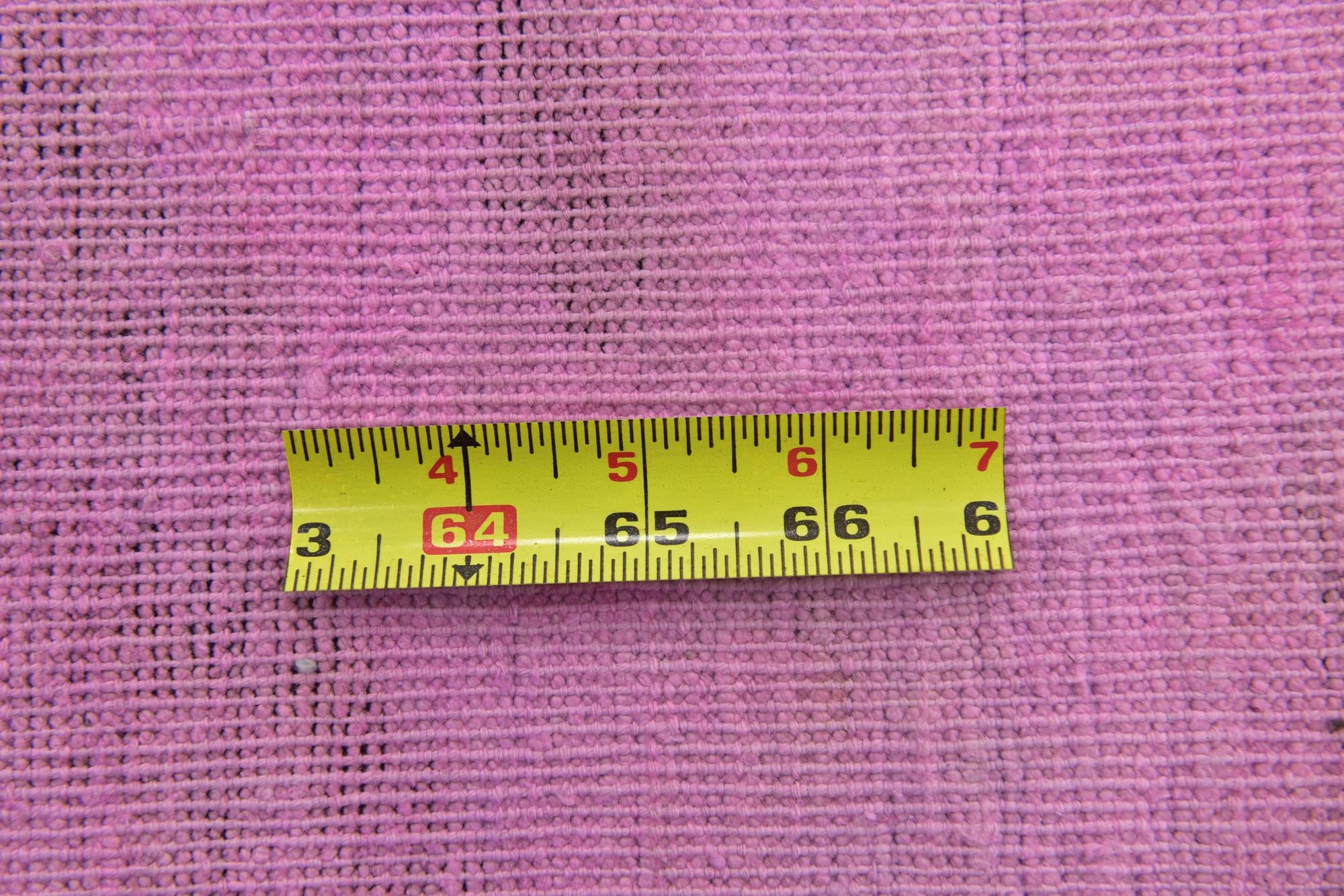 4' 3 x 4' 7 Hand Knotted Ultra Vintage Persian Wool Square Rug