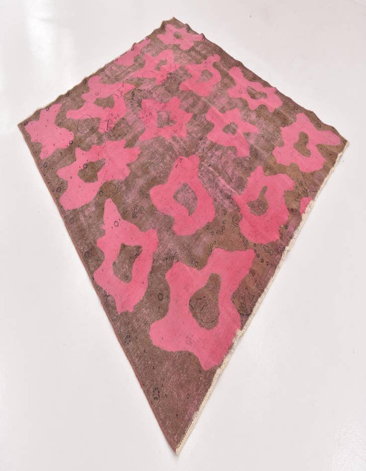 Detail image of 7' 7 x 8' 6 Hand Knotted Ultra Vintage Persian Wool Square Rug