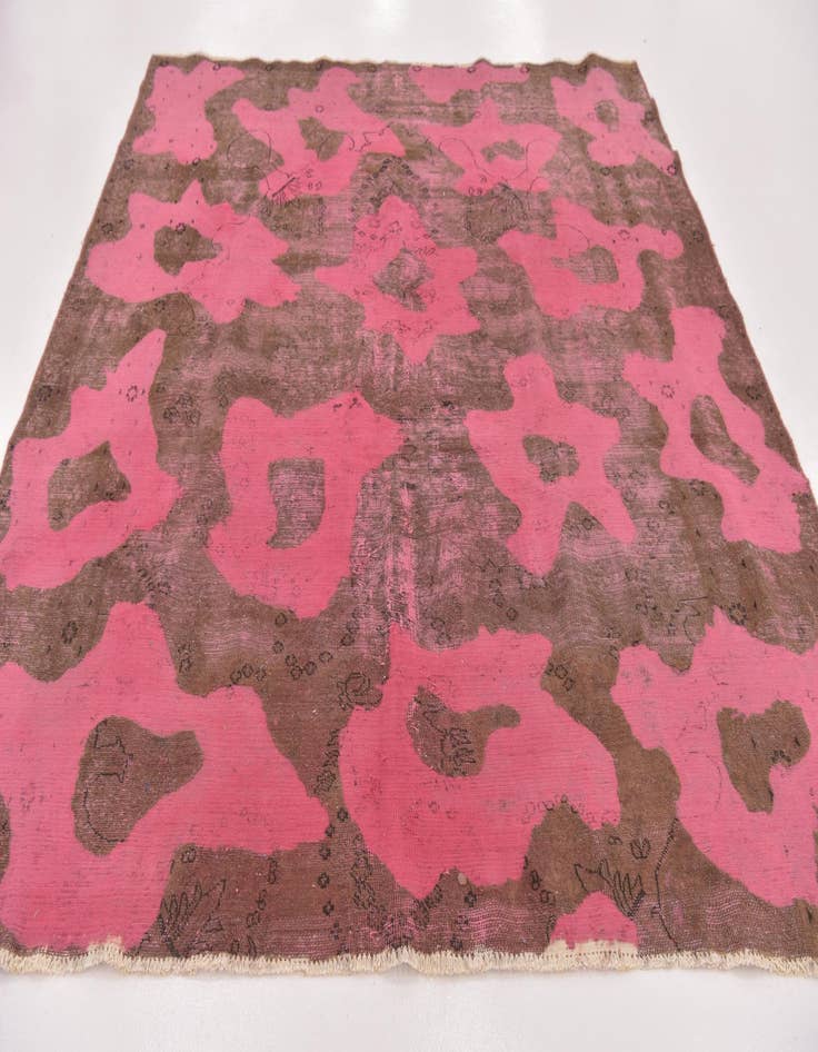 Detail image of 7' 7 x 8' 6 Hand Knotted Ultra Vintage Persian Wool Square Rug