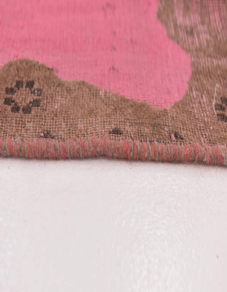 Detail image of 7' 7 x 8' 6 Hand Knotted Ultra Vintage Persian Wool Square Rug