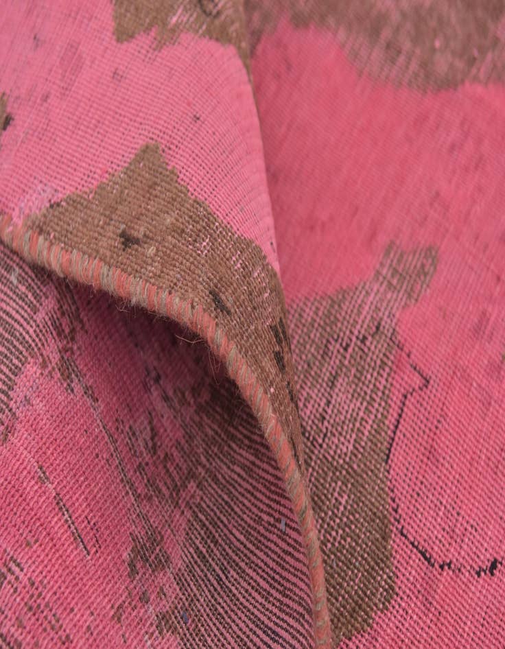 Detail image of 7' 7 x 8' 6 Hand Knotted Ultra Vintage Persian Wool Square Rug