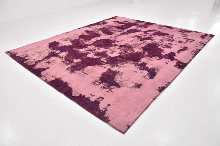 9' 2 x 10' 10 Hand Knotted Ultra Vintage Persian Wool Square Rug