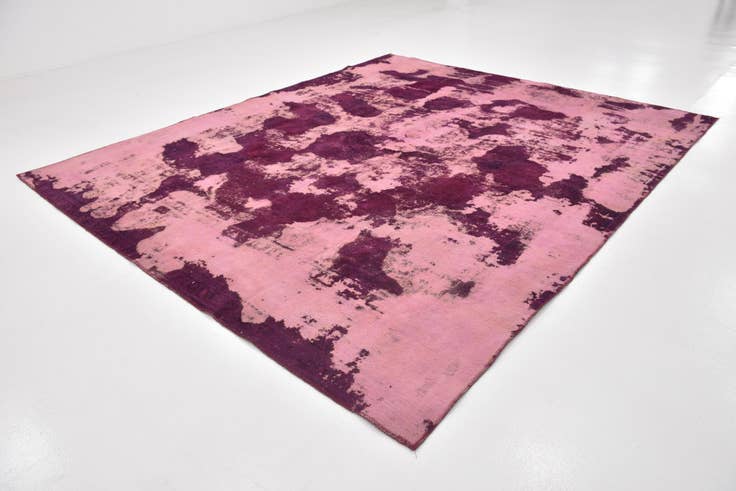 Detail image of 9' 2 x 10' 10 Hand Knotted Ultra Vintage Persian Wool Square Rug