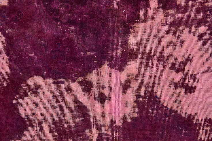 Detail image of 9' 2 x 10' 10 Hand Knotted Ultra Vintage Persian Wool Square Rug