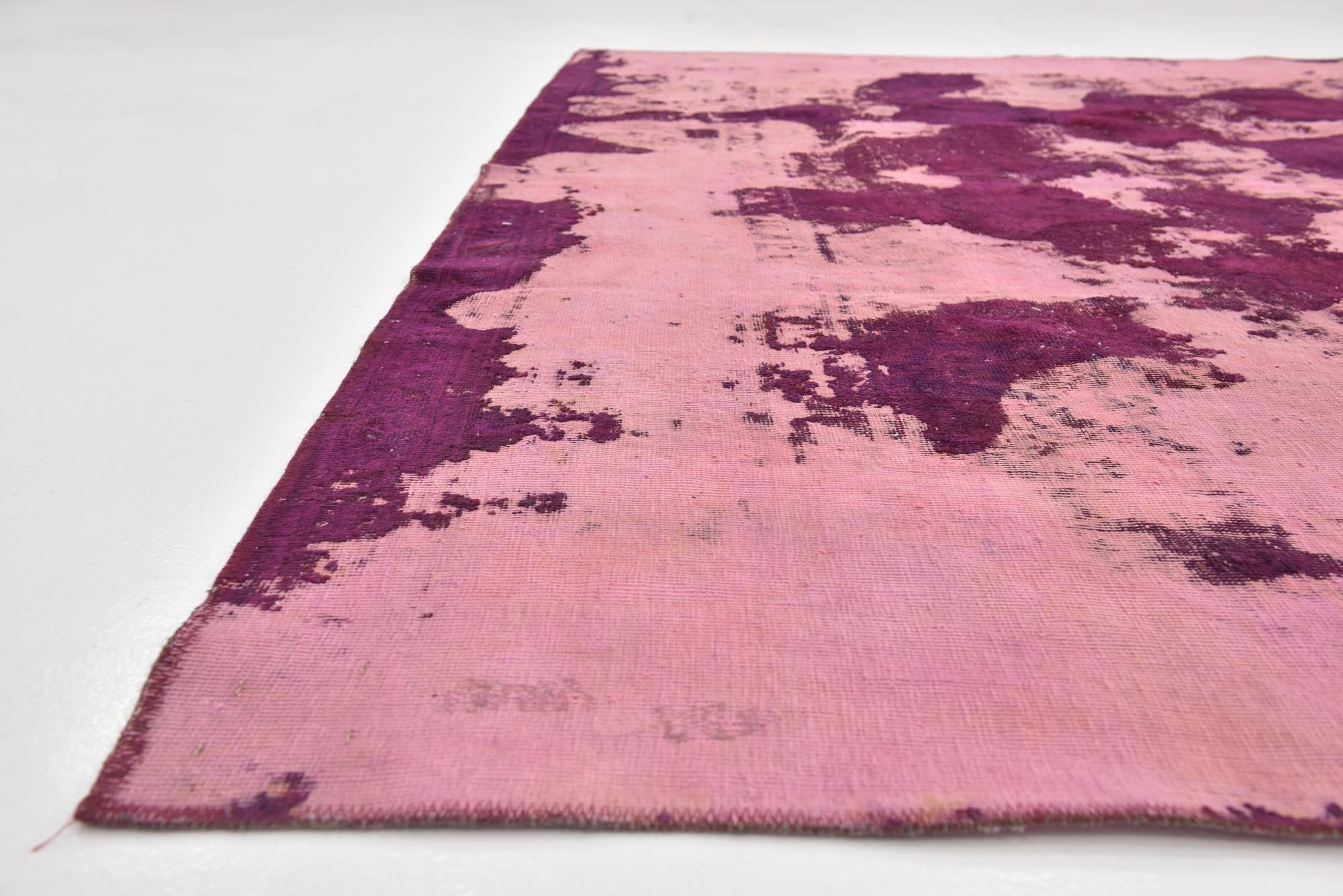 9' 2 x 10' 10 Hand Knotted Ultra Vintage Persian Wool Square Rug