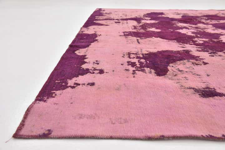 9' 2 x 10' 10 Hand Knotted Ultra Vintage Persian Wool Square Rug