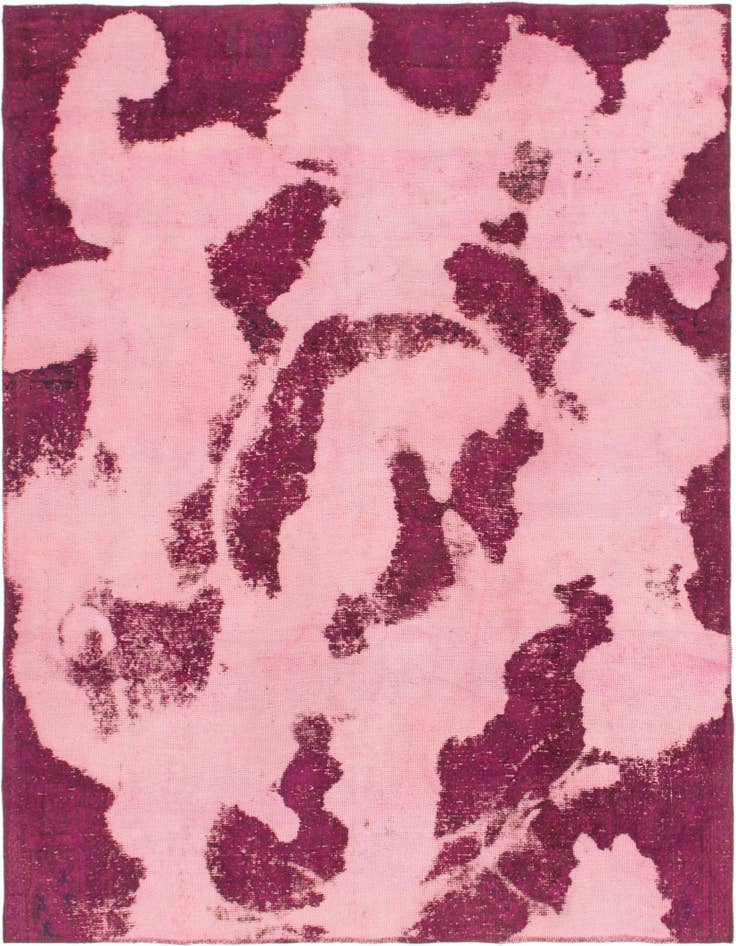 Detail image of 6' 9 x 8' 2 Hand Knotted Ultra Vintage Persian Wool Square Rug