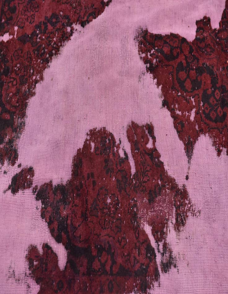 Detail image of 5' 2 x 6'  Hand Knotted Ultra Vintage Persian Wool Square Rug