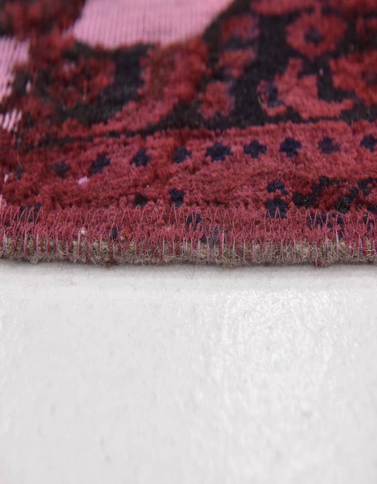 Detail image of 5' 2 x 6'  Hand Knotted Ultra Vintage Persian Wool Square Rug