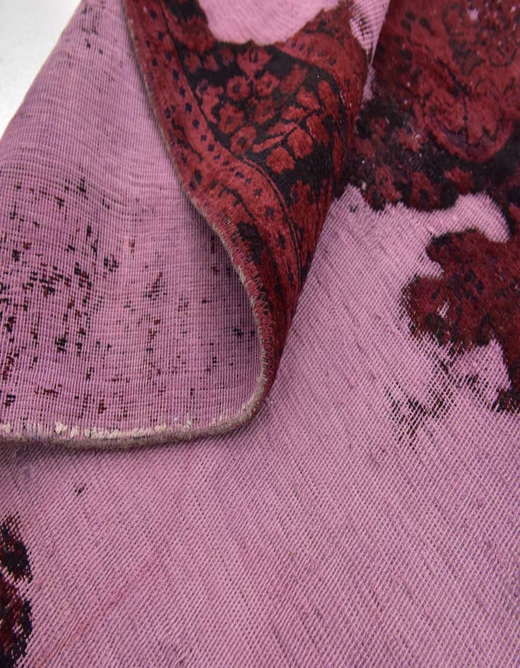 Detail image of 5' 2 x 6'  Hand Knotted Ultra Vintage Persian Wool Square Rug