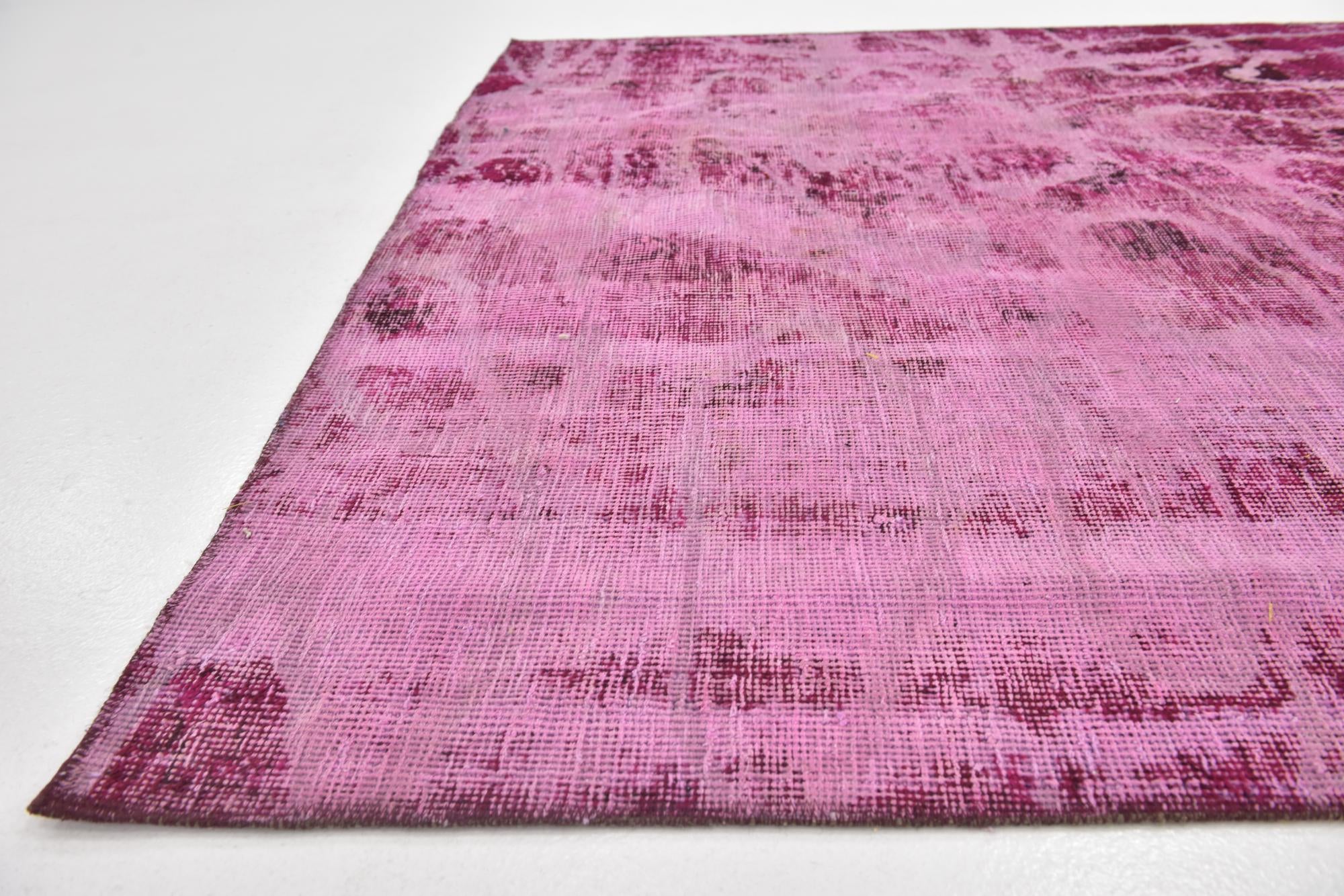 5' 3 x 6' 4 Hand Knotted Ultra Vintage Persian Wool Square Rug
