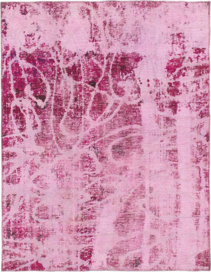 Detail image of 5' 3 x 6' 4 Hand Knotted Ultra Vintage Persian Wool Square Rug