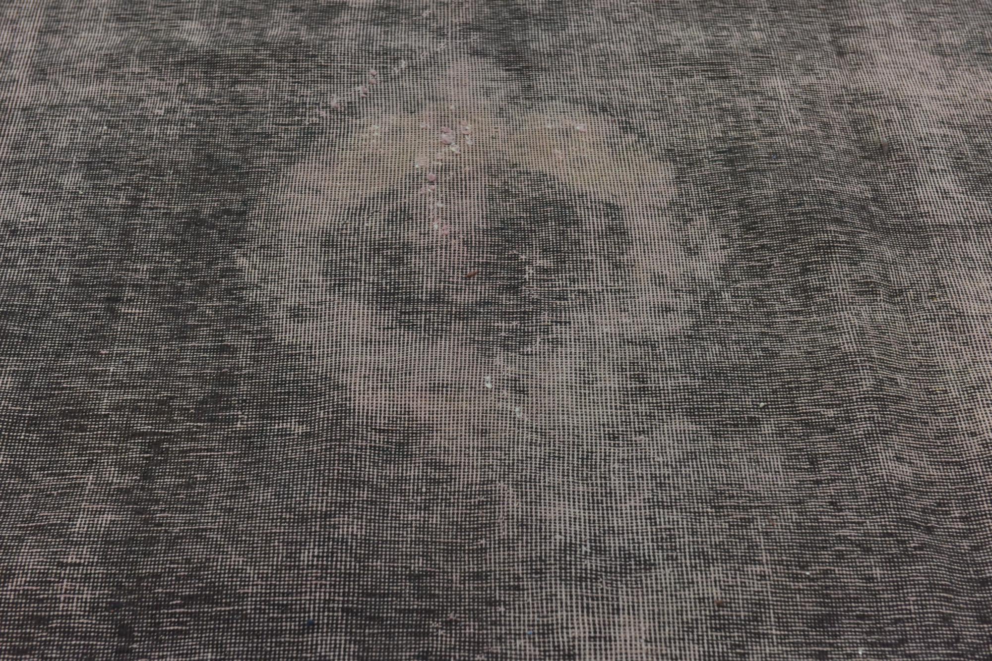 8' 9 x 9' 4 Hand Knotted Ultra Vintage Persian Wool Square Rug