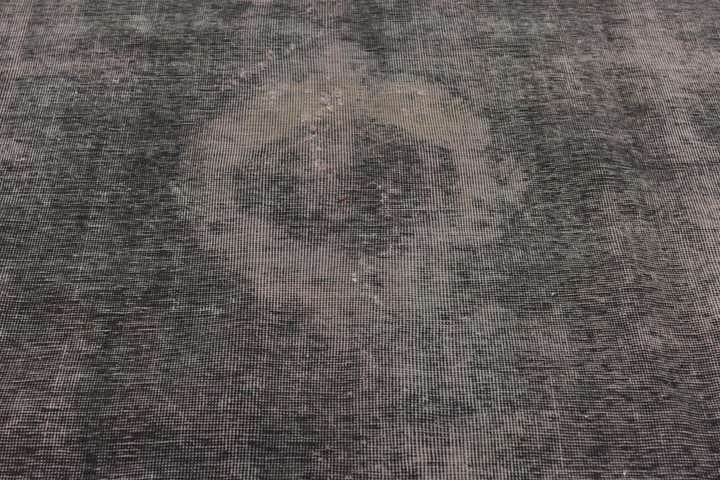 8' 9 x 9' 4 Hand Knotted Ultra Vintage Persian Wool Square Rug