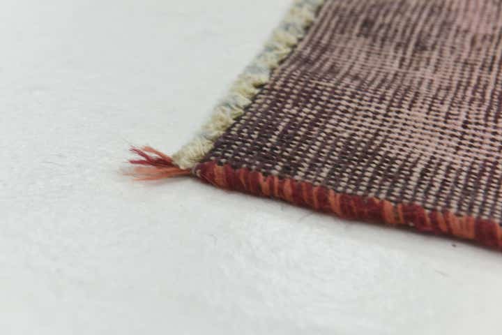 8' 9 x 9' 4 Hand Knotted Ultra Vintage Persian Wool Square Rug