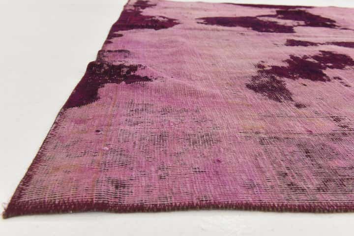 6' x 7' 3 Hand Knotted Ultra Vintage Persian Wool Square Rug