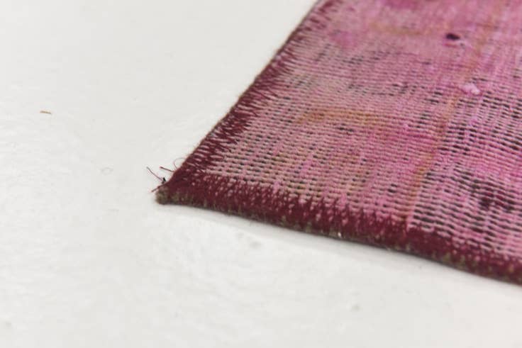 Detail image of 6' x 7' 3 Hand Knotted Ultra Vintage Persian Wool Square Rug