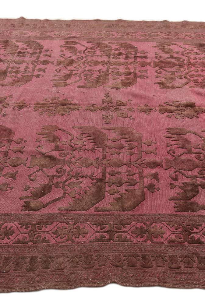 6' 3 x 7' 4 Hand Knotted Ultra Vintage Persian Wool Square Rug