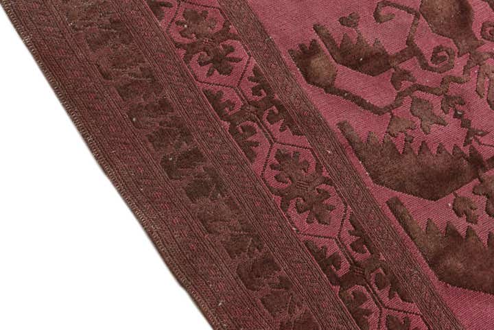 6' 3 x 7' 4 Hand Knotted Ultra Vintage Persian Wool Square Rug