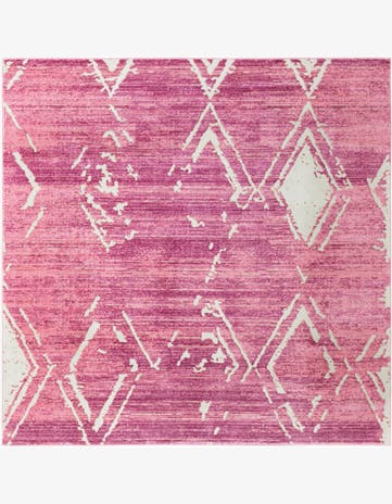 Pink Uptown Carnegie Hill Square Rug