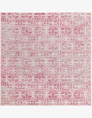 Jill Zarin Pink Uptown Fifth Avenue Square Rug