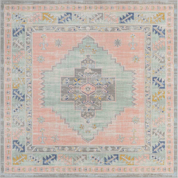 Detail image of 7' 10 x 7' 10 Whitney Square Rug