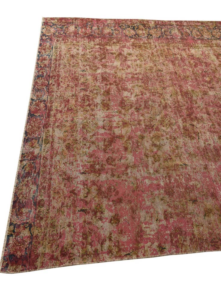 Detail image of 6' 3 x 10' 3  Hand Knotted Ultra Vintage Persian Wool Rug