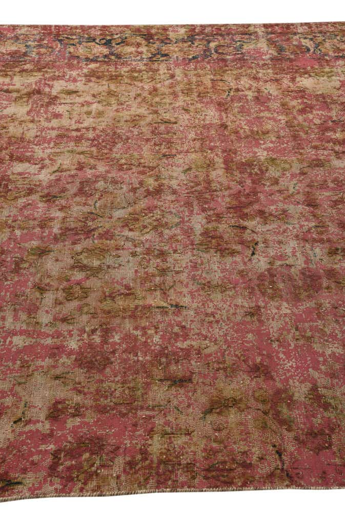 6' 3 x 10' 3 Hand Knotted Ultra Vintage Persian Wool Rug
