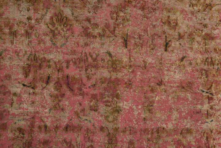 6' 3 x 10' 3 Hand Knotted Ultra Vintage Persian Wool Rug