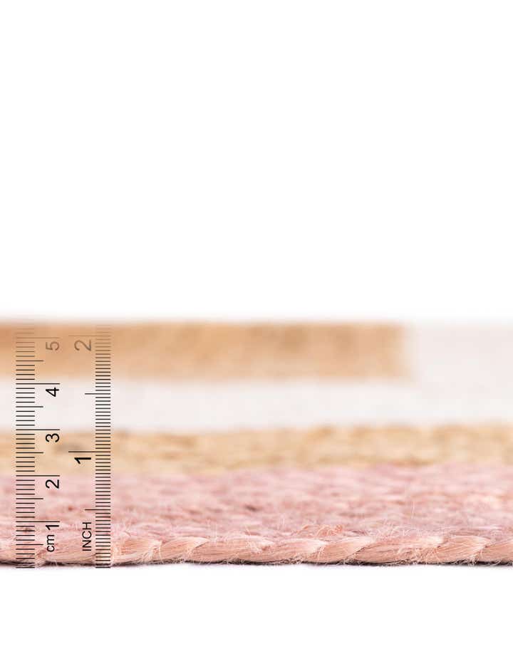 9' x 12' Handmade Braided Jute Rug