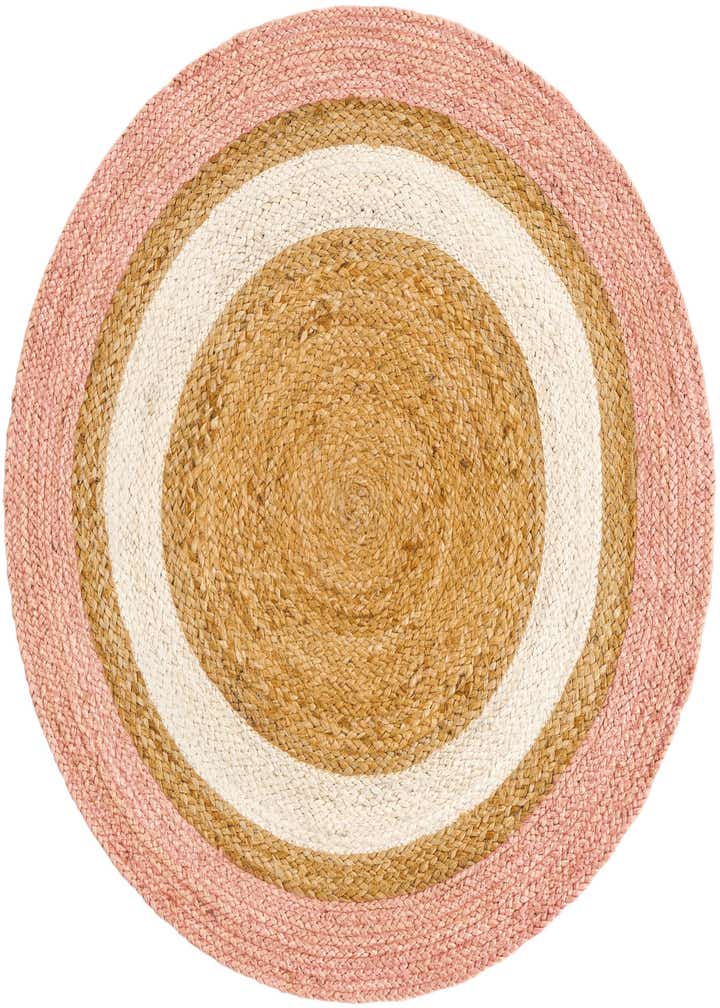 3' 1 x 3' 1 Handmade Braided Jute Round Rug